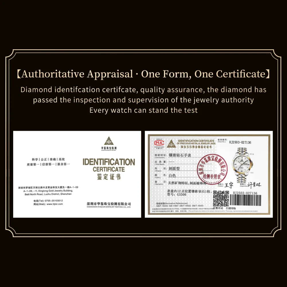 OUPINKE 3306 Men Mechanical Watch Original Genuine Luxury Watch Gold Tungsten Steel True Diamond Watch Brand Automatic Men Watch