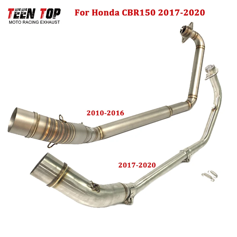 

Motorcycle Exhaust Pipe For Honda CBR150 Exhaust Front Pipe 2010-2020 Front Link Connection Escape Moto Header Fit 51mm Muffler