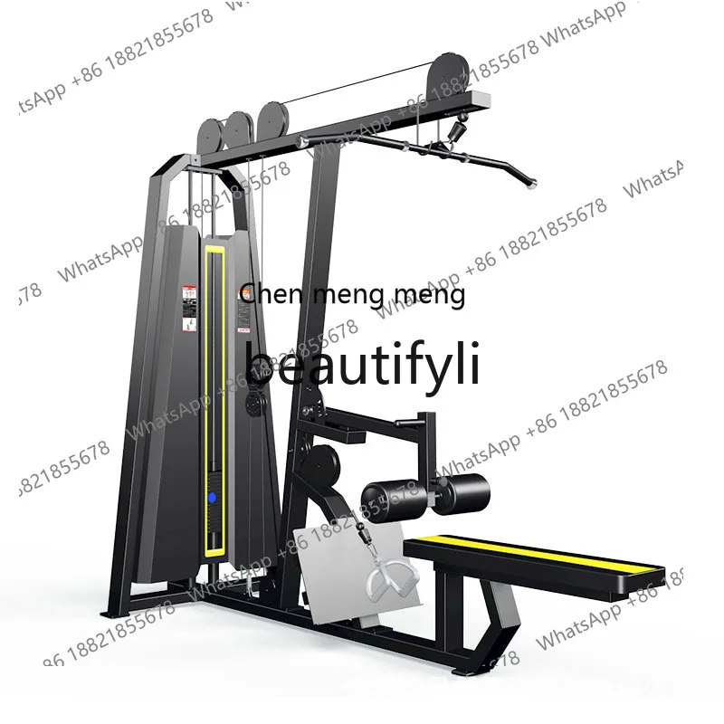 

x Gym equipment High and low pull all-in-one machine Multifunctional high pull back low pull rowing strength trainer