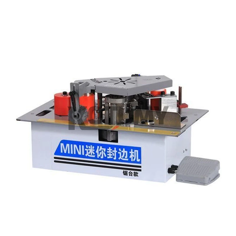 Portable Edge Banding Machine Straight/curve arc-shaped Edge Bander Woodworking PVC Cut itself Used With Saw Table