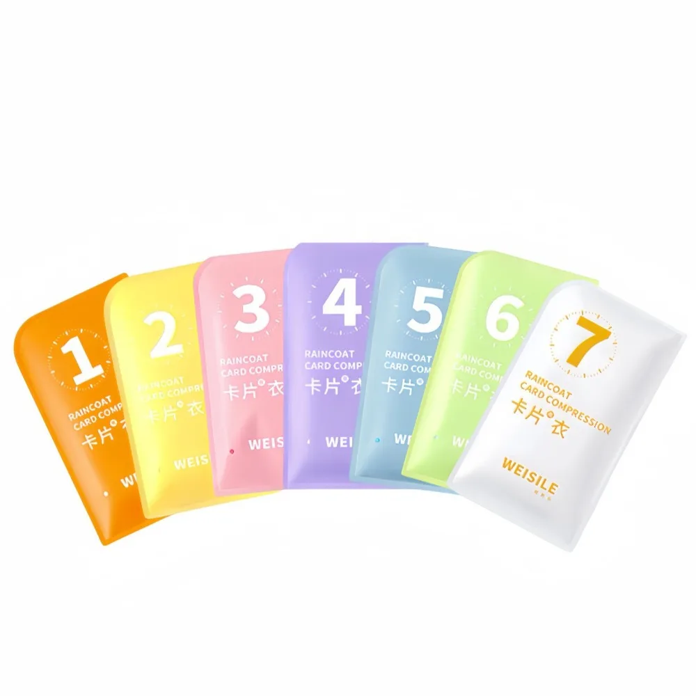 Thickened Portable Raincoat Waterproof Outdoor Rainwear Disposable Raincoat Card Packaging Hooded Rain Coat Women And Men