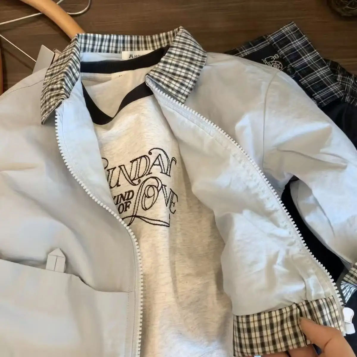 Children's Jacket Spring and Autumn 2025 New Style Boys' and Baby's Casual Coat Outerwear Korean Version Windbreaker 90-140CM