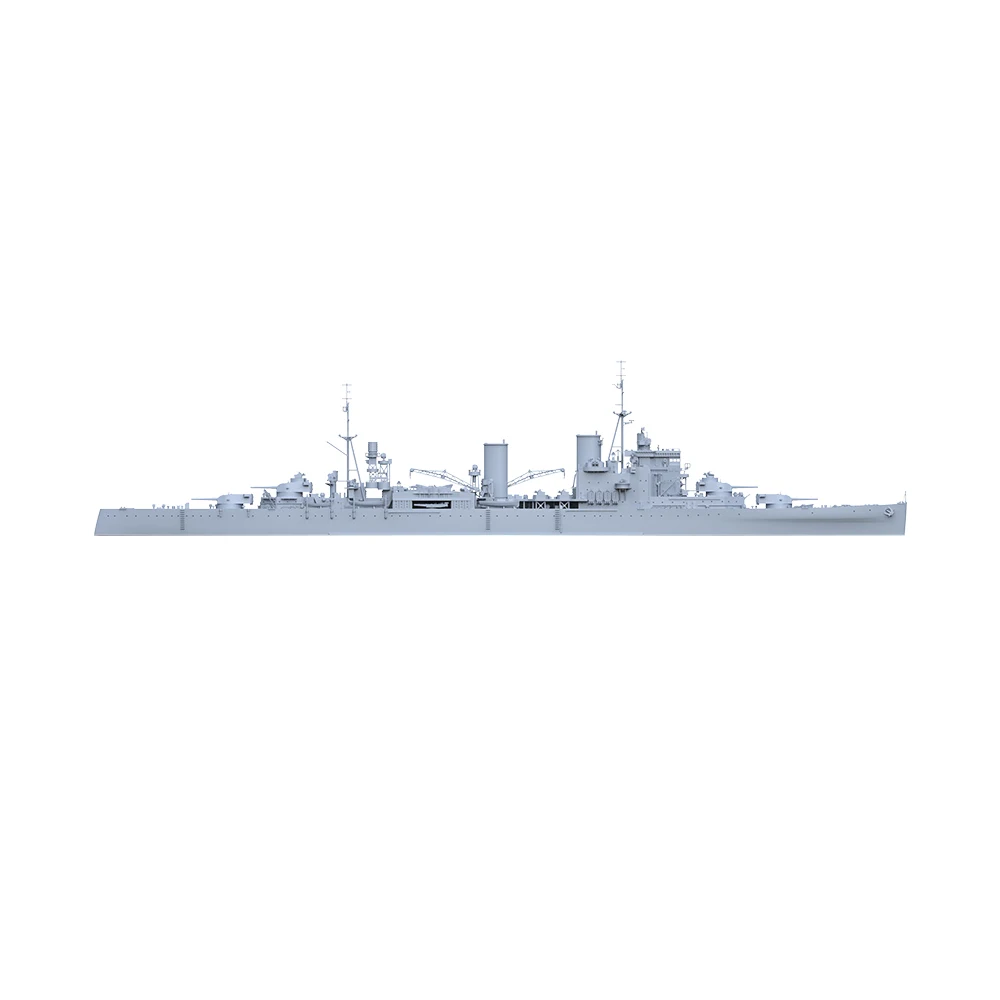 SSMODEL SS2000562/S 1/2000 Military Model Kit HMS London Cruiser 1945 Full Hull