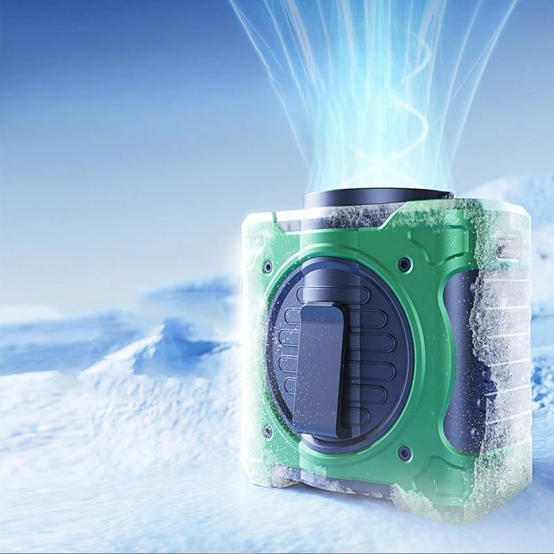 

Вентилятор с зажимом на талии, 8000 мАч, 199 скоростей ветра, холодильный подвесной вентилятор на шею с цифровым дисплеем, светодиодное освещение для путешествий на открытом воздухе