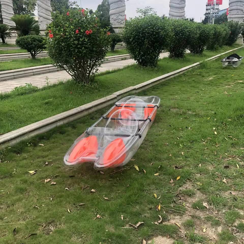 

Z Кристально чистый каяк высокой плотности, новый дизайн, прозрачный каяк для рыбалки для любителей воды