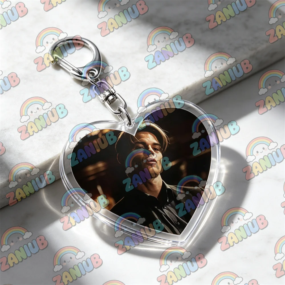 The Vampire Diaries Keychains for Accessories Elena Gilbert Stefan Damon Salvatore Love Heart Key Ring Purse Bag Charm Fans Gift - view 5