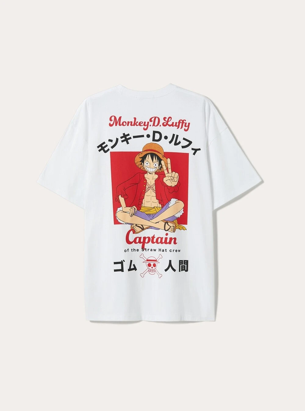 Oversize heren T-shirt een stuk anime luffy vrouwen korte mouw grafische tee zomer trendy streetwear casual top manga y2k kleding