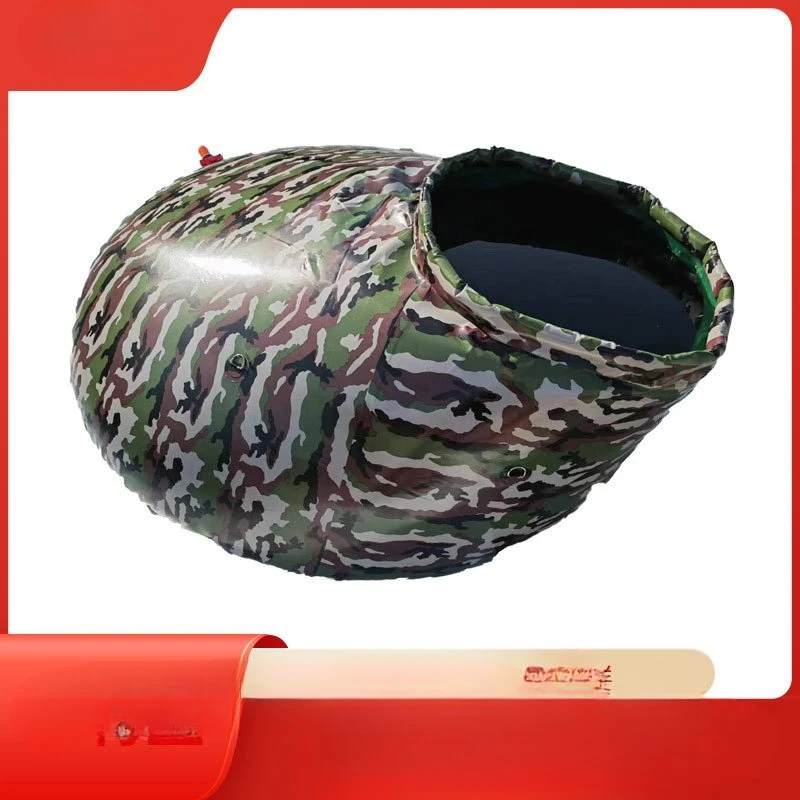 Forest outdoor, fire relief water bag, slope fire water bag, green blue 2000 liters