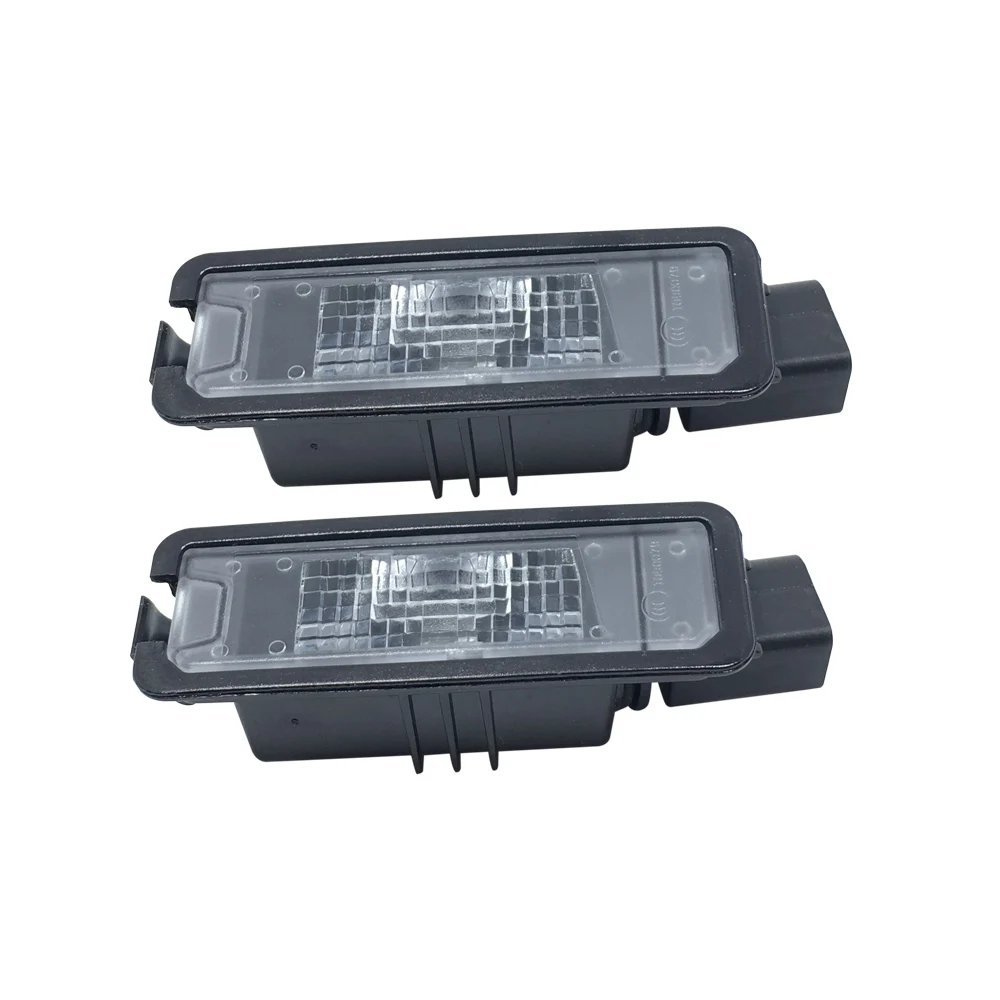 2Pcs License Plate Light For Golf MK6 MK7 Passat B7  Scirocco Beetle Polo Leon  35D 943 021  1K8 943 021