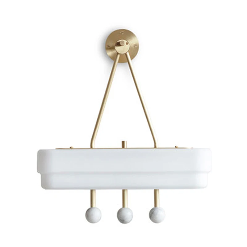 Modern minimalist hotel bedroom bedside lighting reading light, LED luminous acrylic