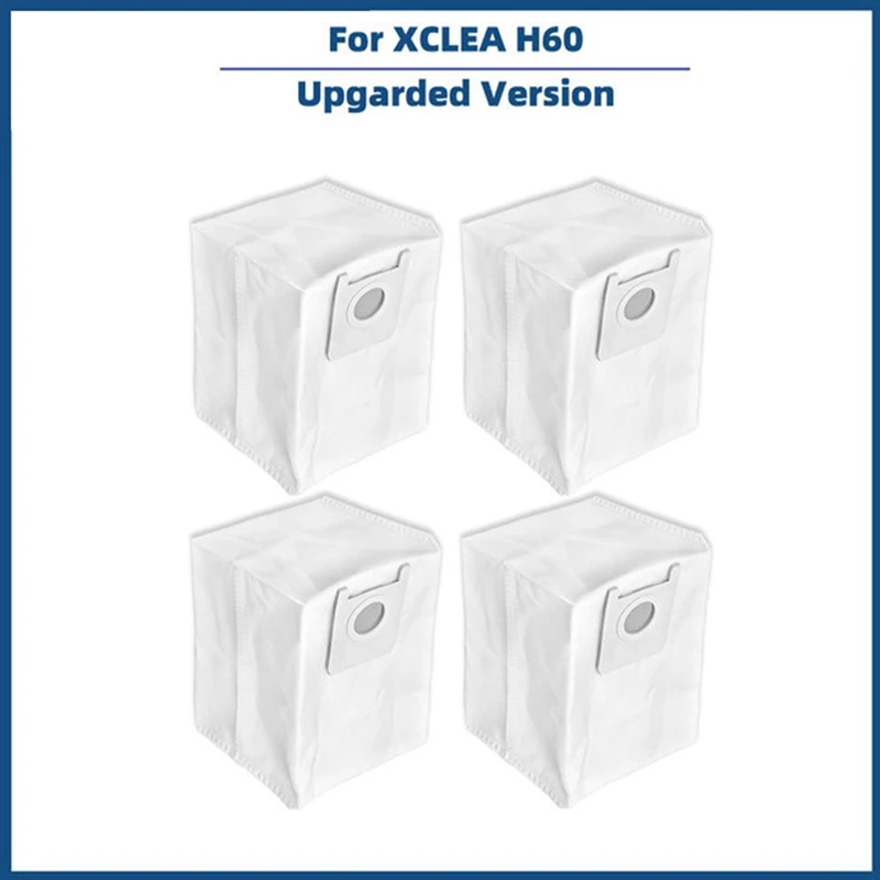 جهاز آلي لتنظيف الأتربة فرشاة جانبية فلتر Hepa ممسحة قماش كيس لجميع الغبار ملحقات لـ XCLEA H60
