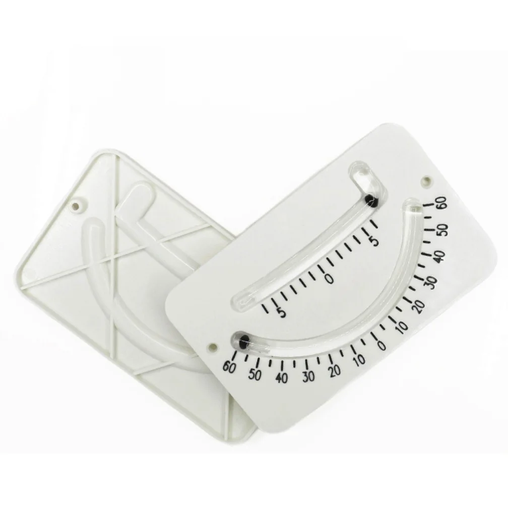 

Marine inclinometer vertical angle level indicator dual tube type for accurate tilt angle measurement in marine settings