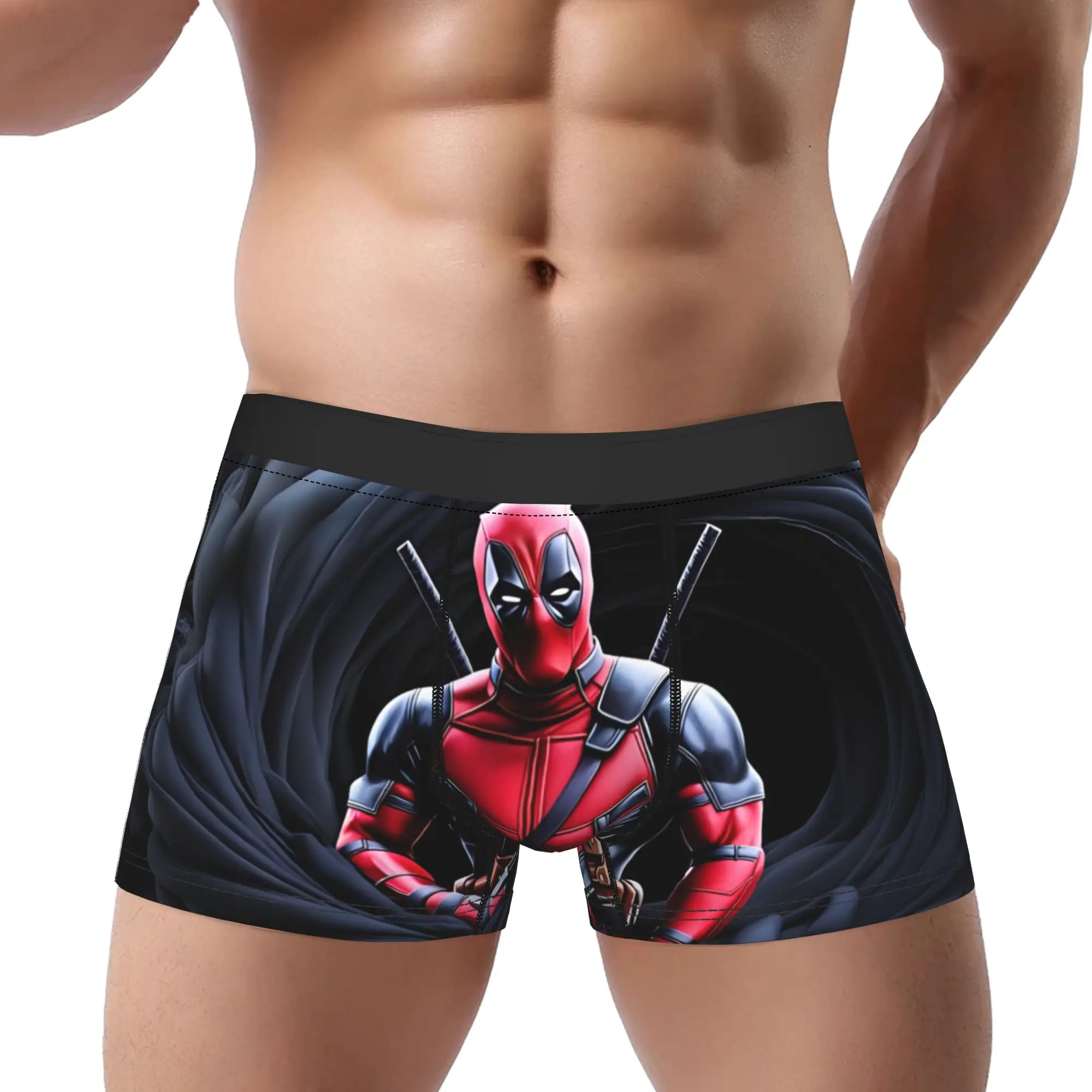 

adults 18 plus boxers Deadpool Underpants Breathbale Panties Men Underwear Sexy Shorts Boxer Briefs