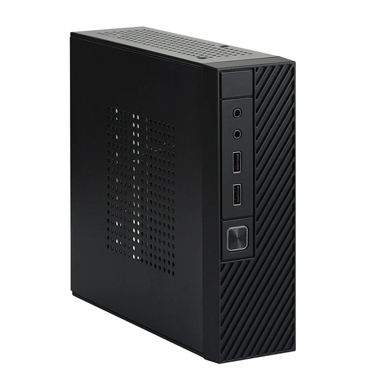 M06 mini desktop caso MINI-ITX pc chassis versátil e eficiente caso de controle industrial com suporte pé durável