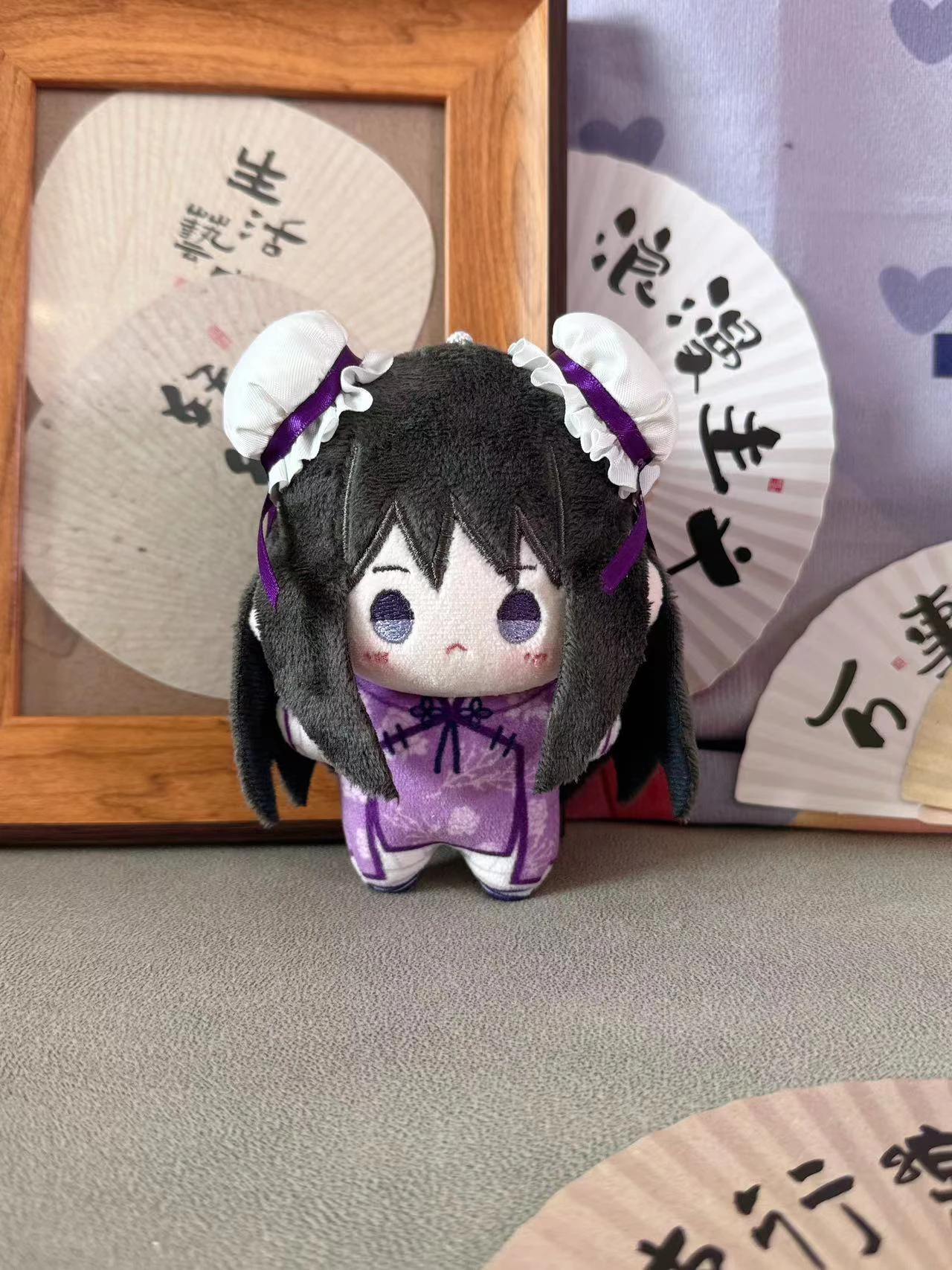 Puella Magi Madoka Magica Akemi Homura Косплей Аниме Плюшевые 10 СМ Милые Мягкие Тело Плюшевые Мультяшные Подвески Подарки На День Рождения