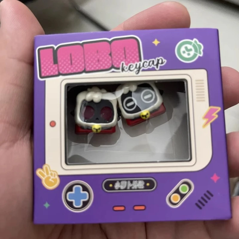 LOBO Anime Keycaps Cult of The Lamb Custom Keycaps for Mechanical Keyboard Caps DIY Artisan Key Caps  PC Accessories Gamer Gifts