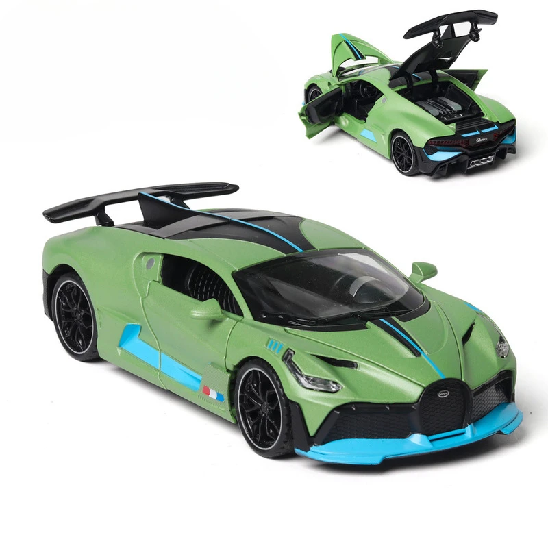 1:32 Bugatti Veyron Divo Legierung Auto Modell Spielzeug Metall Druckguss Zurückziehen Miniatur Fahrzeuge Spielzeug Auto Kinder Kinder Jungen Geschenke