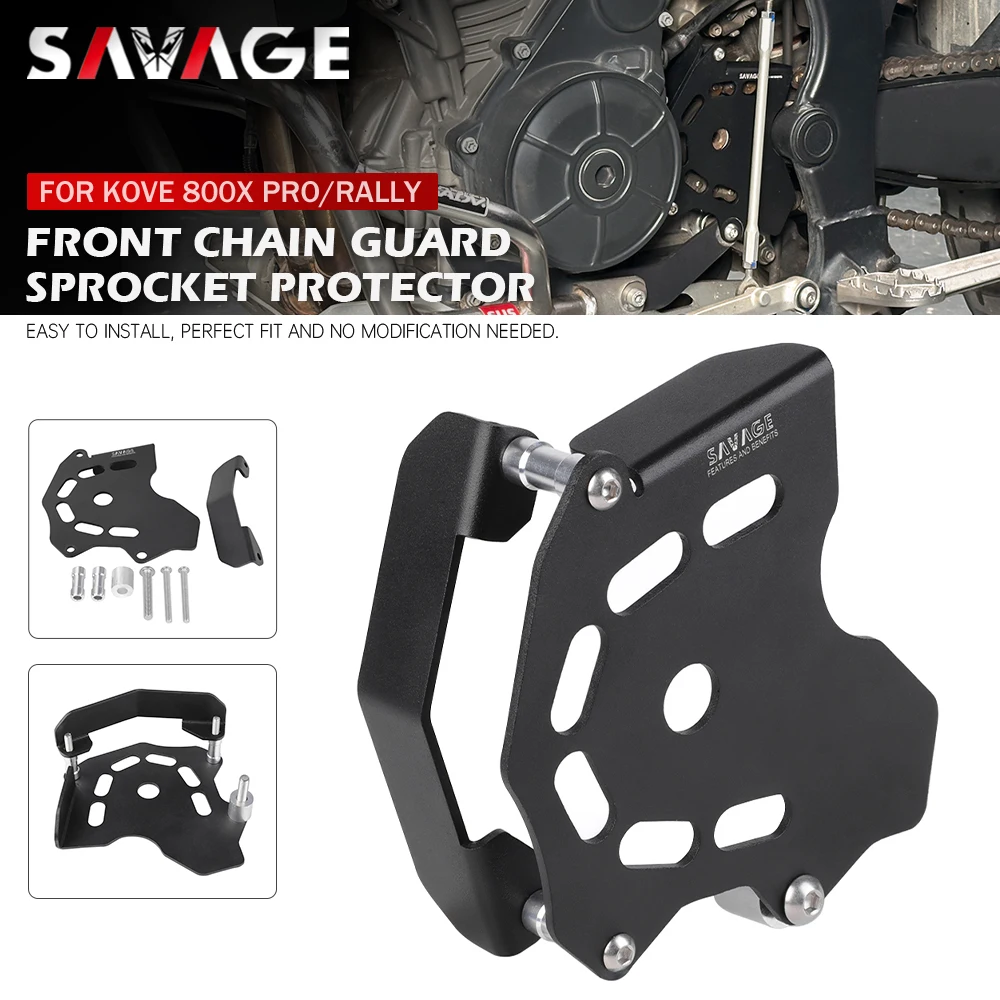 

For KOVE 800X Front Chain Protector Sprocket Guards 800 X Pro Rally Super Adventure Motorcycle Chain Guide Cover Colove KY800X