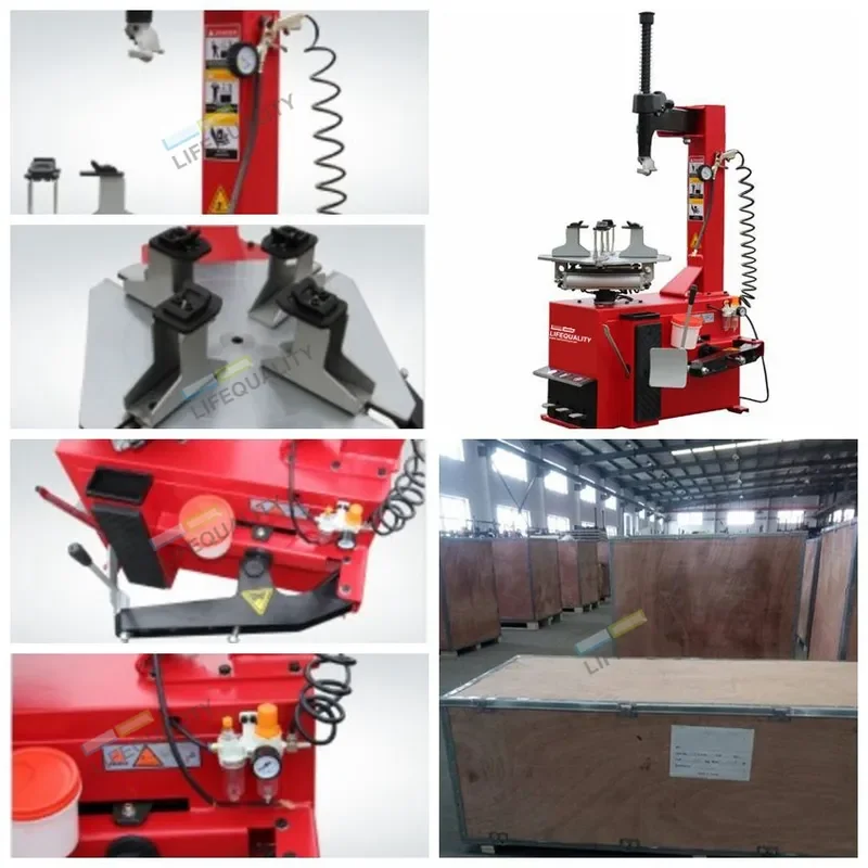 Auto Workshop Equipment Motorcycle Tyre Fitting Changer Machine