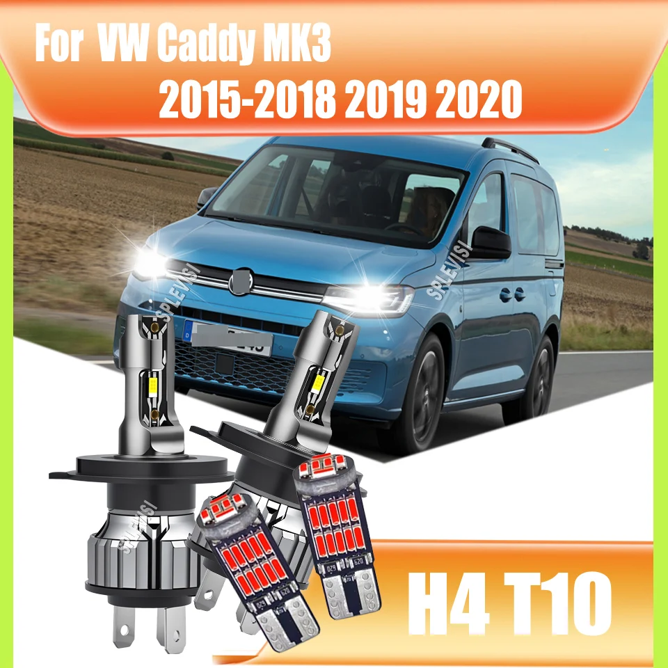 

75W LED Car Light Mini Lamp CSP Wireless Car Headlight Compact Design For VW Caddy MK3 2015 2016 2017 2018 2019 2020