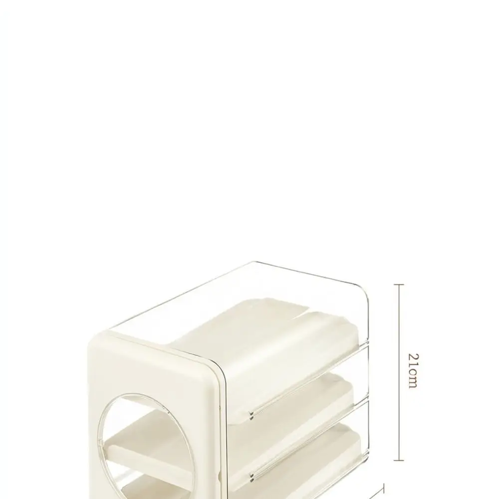 Plastic Rolling Egg Organizer 3 Tier Fridge Storage Dispenser Kitchen Rack Automatic Feeding Container Fresh Food Holder