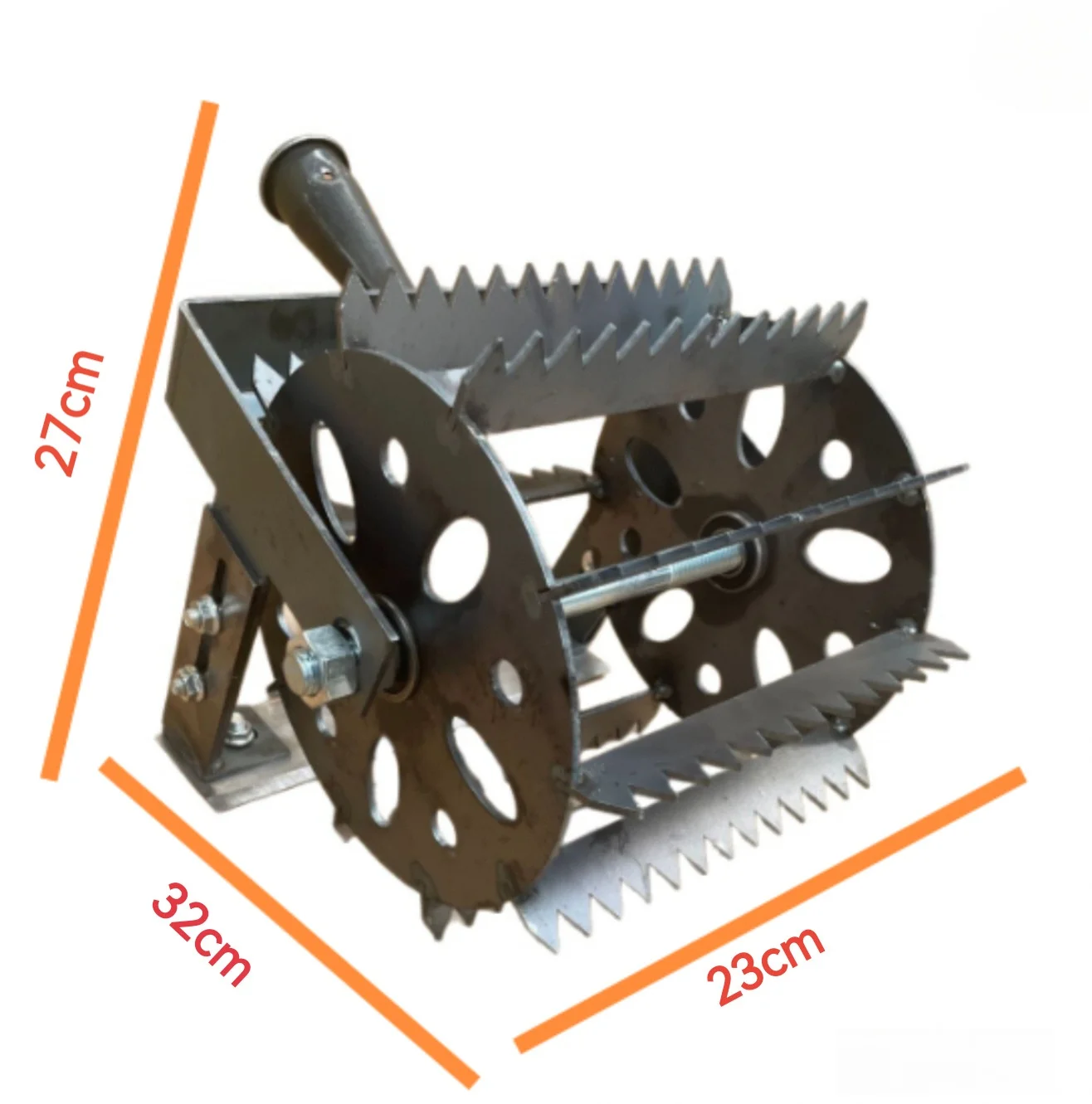 Garden Weeding Head Cultivator Grass Remover Tool Farm Weeder Wheel Accessories