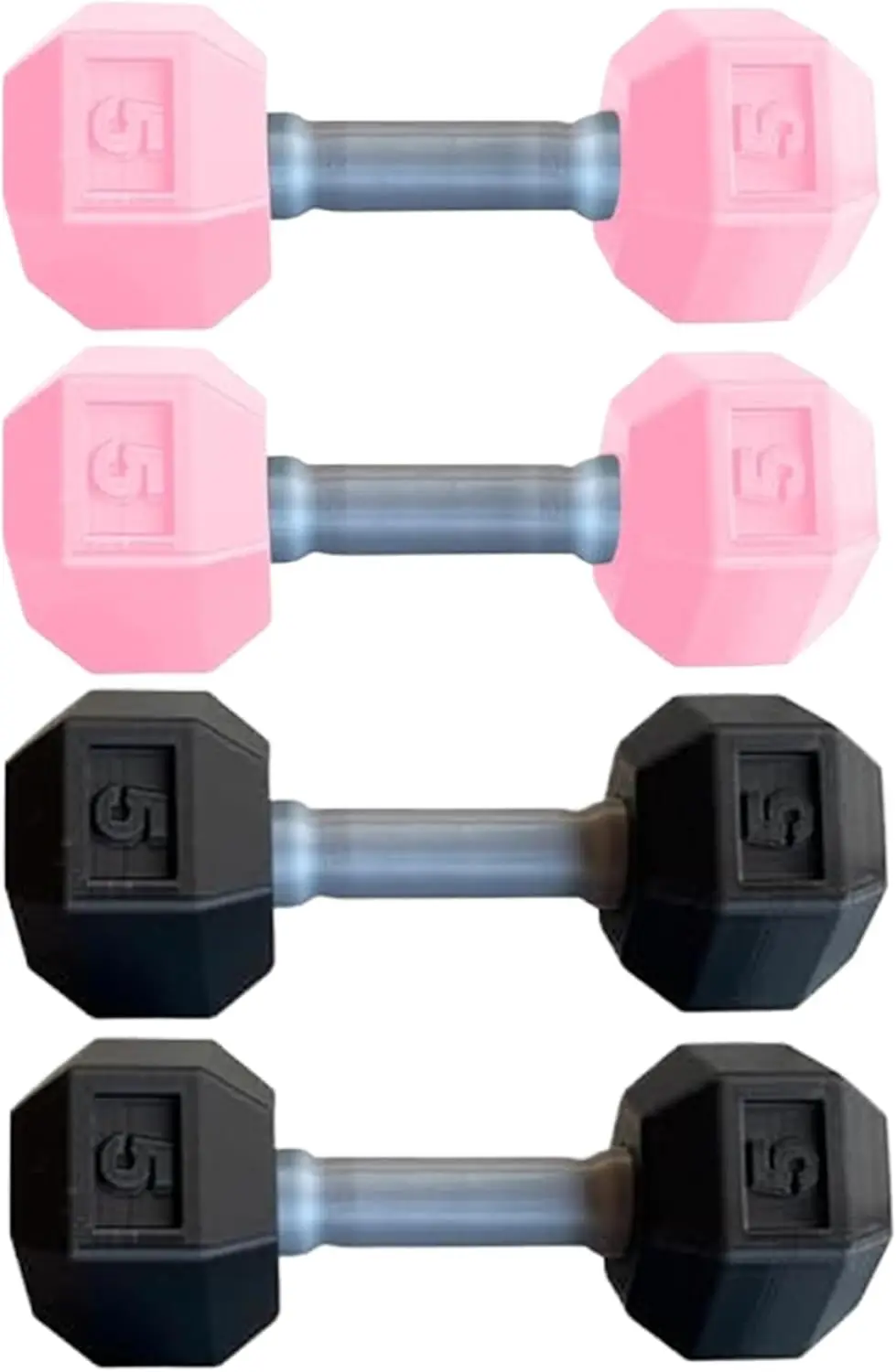Silicone Dumbbell Set for Baby 1.8x4.7in Mini Hand Weights for Fitness Exercise and Funny Sport Toys for Toddlers Black view 2