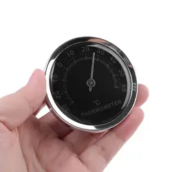 58mm Mini Car Thermometer Car Battery 60 a Required with Paste Sticker -30~60℃ Analogue Outdoor Thermometer Thermometer-60