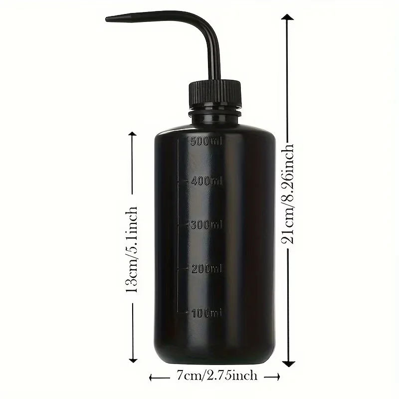 Inverted Squeeze Bottles, Safe, Leak‑Proof and Durable Squeeze Bottles for Medical Labs, Tattoo Work and Plant Irrigation