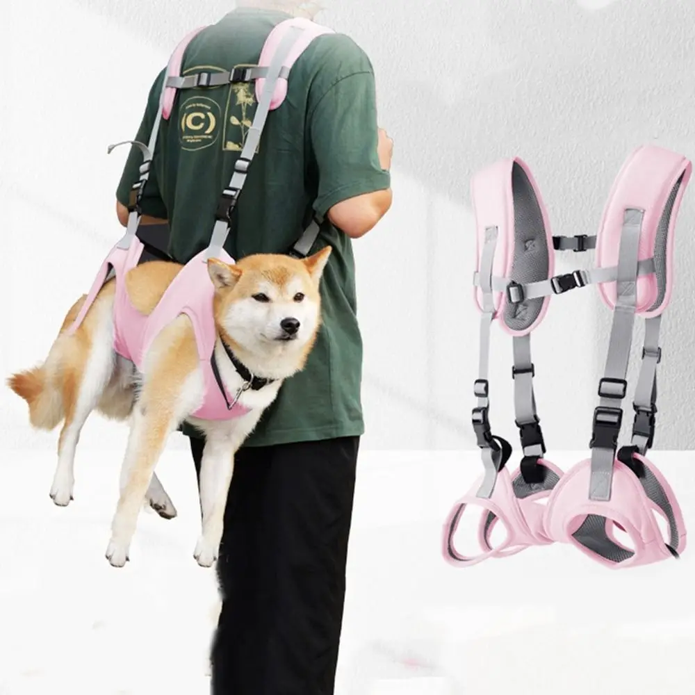 

Soft Pet Carrier Bags Breathable Adjustable Dog Sling Harness with Safety Strap and Pocket Big Capacity Cat Out Travelling Bag