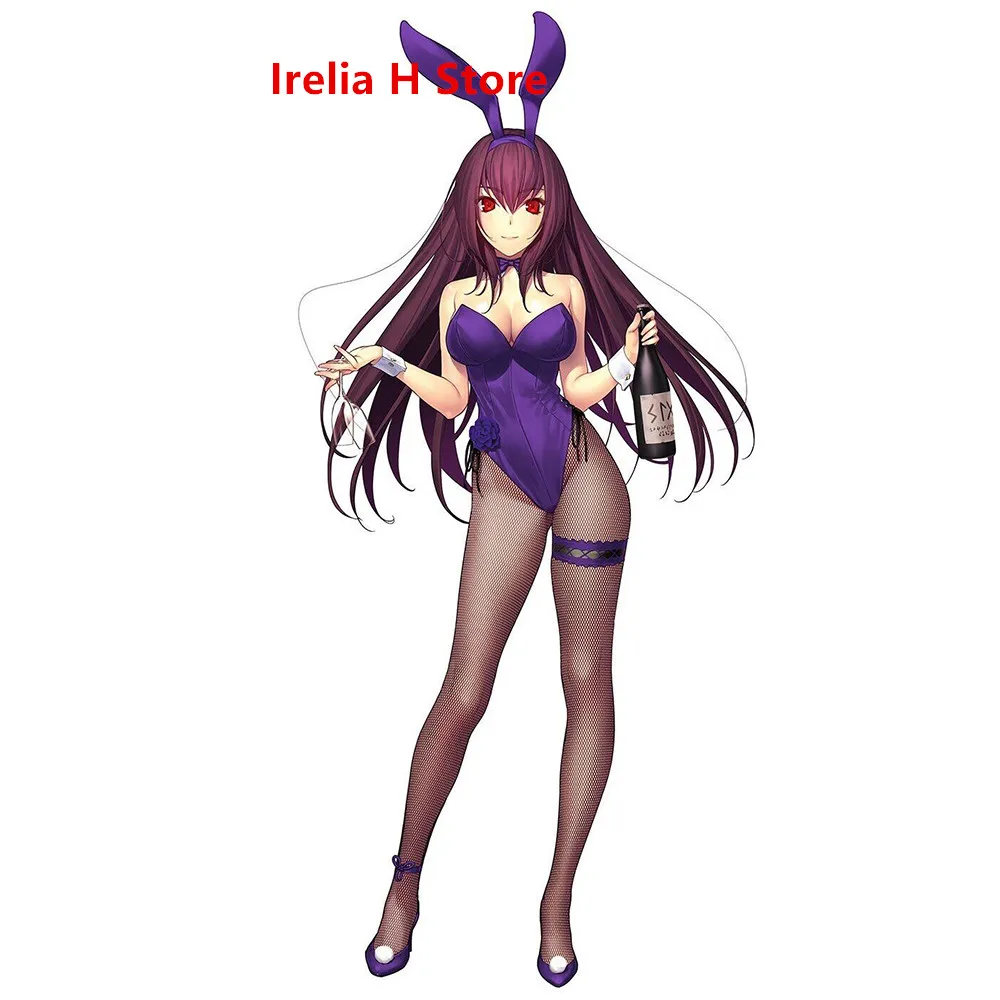 

Irelia H Store FGO cosplay Fate/Grand Order Scathach cosplay costume Bartender Bunny Girl cosplay lingery jumpsuit costume made