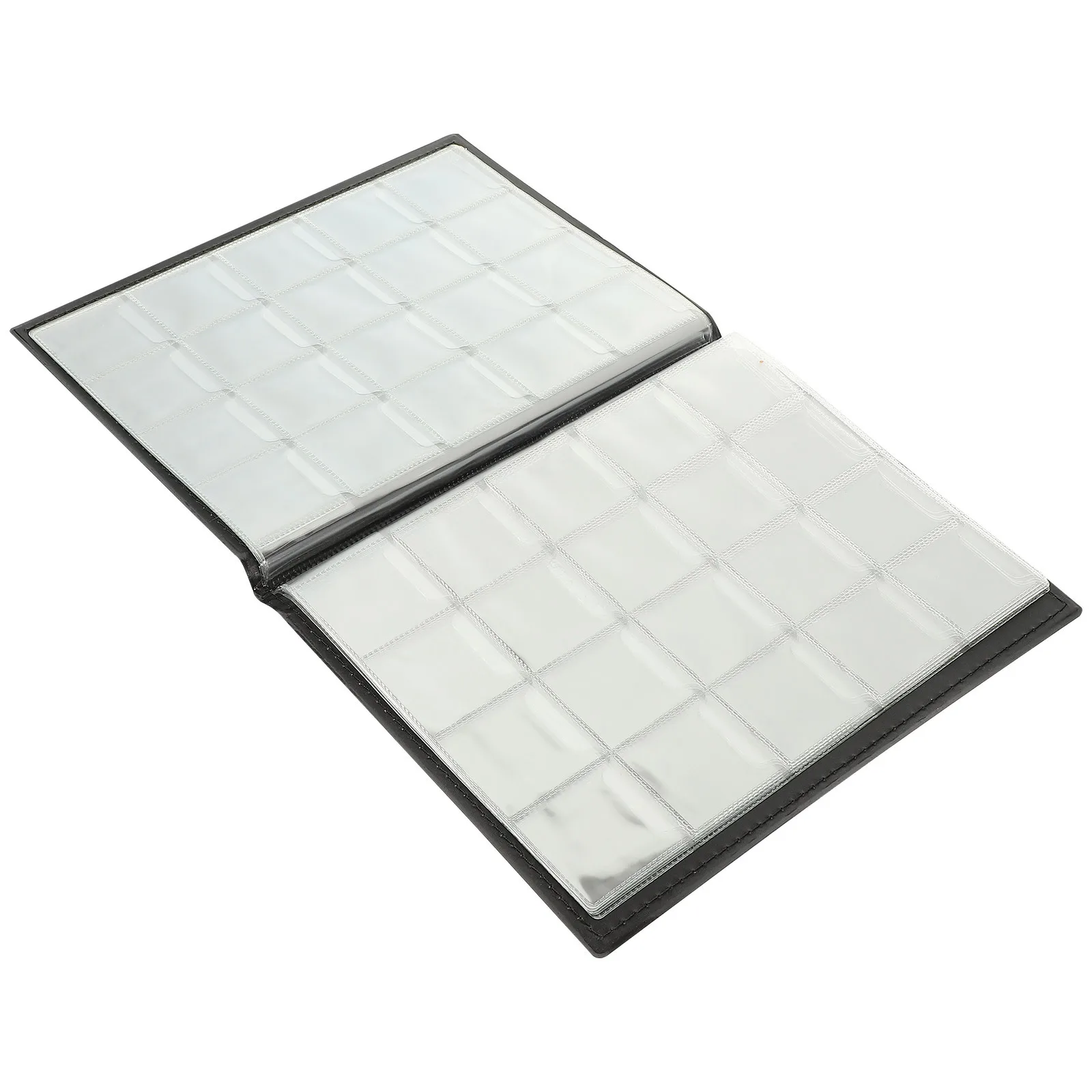 Coin Collection Album Large Capacity PU Cover 200-Pockets Commemorative Coin Storage Organizer