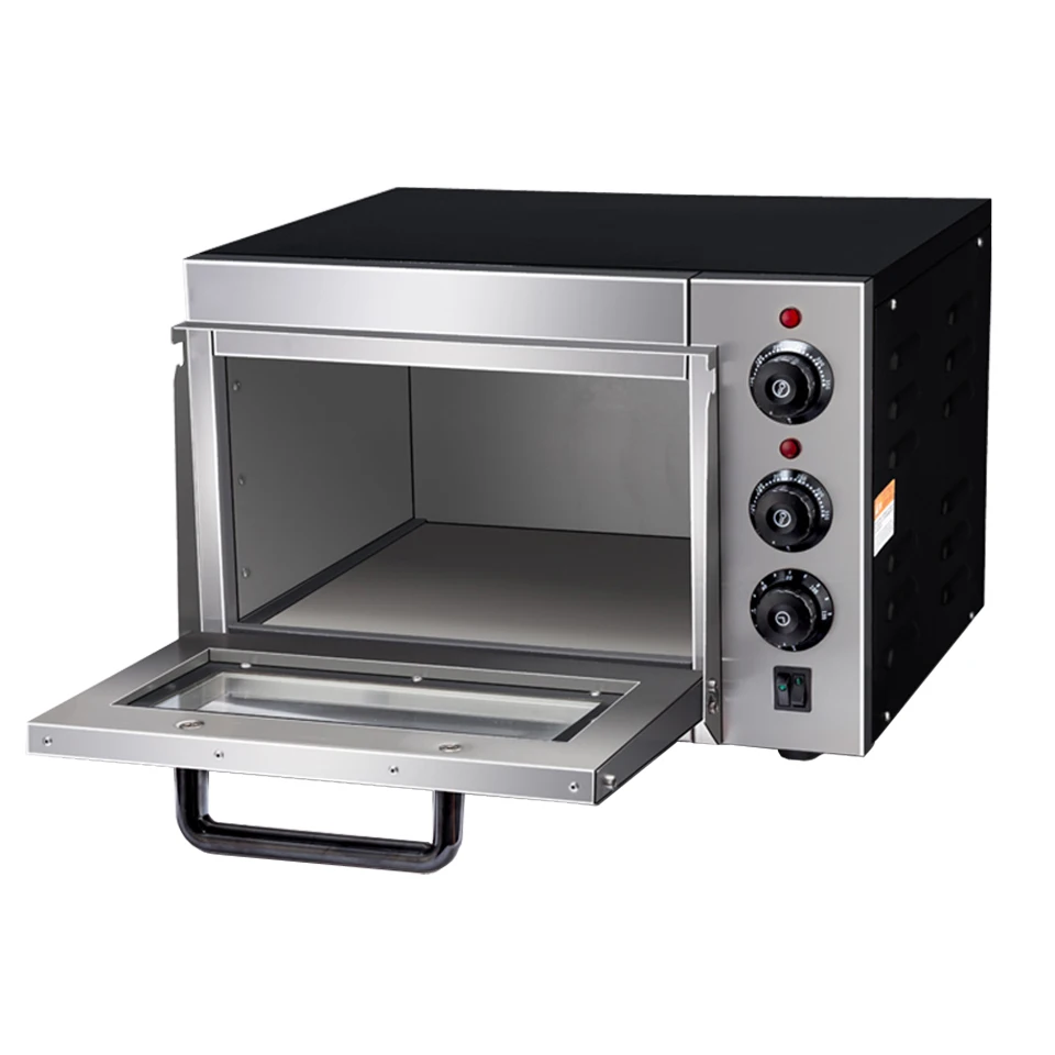 EP1AT Electric Stainless Steel Single Layer Higher Chamber Pizza Bread Baking Oven with Timer for Baking Bread, Cake, Pizza