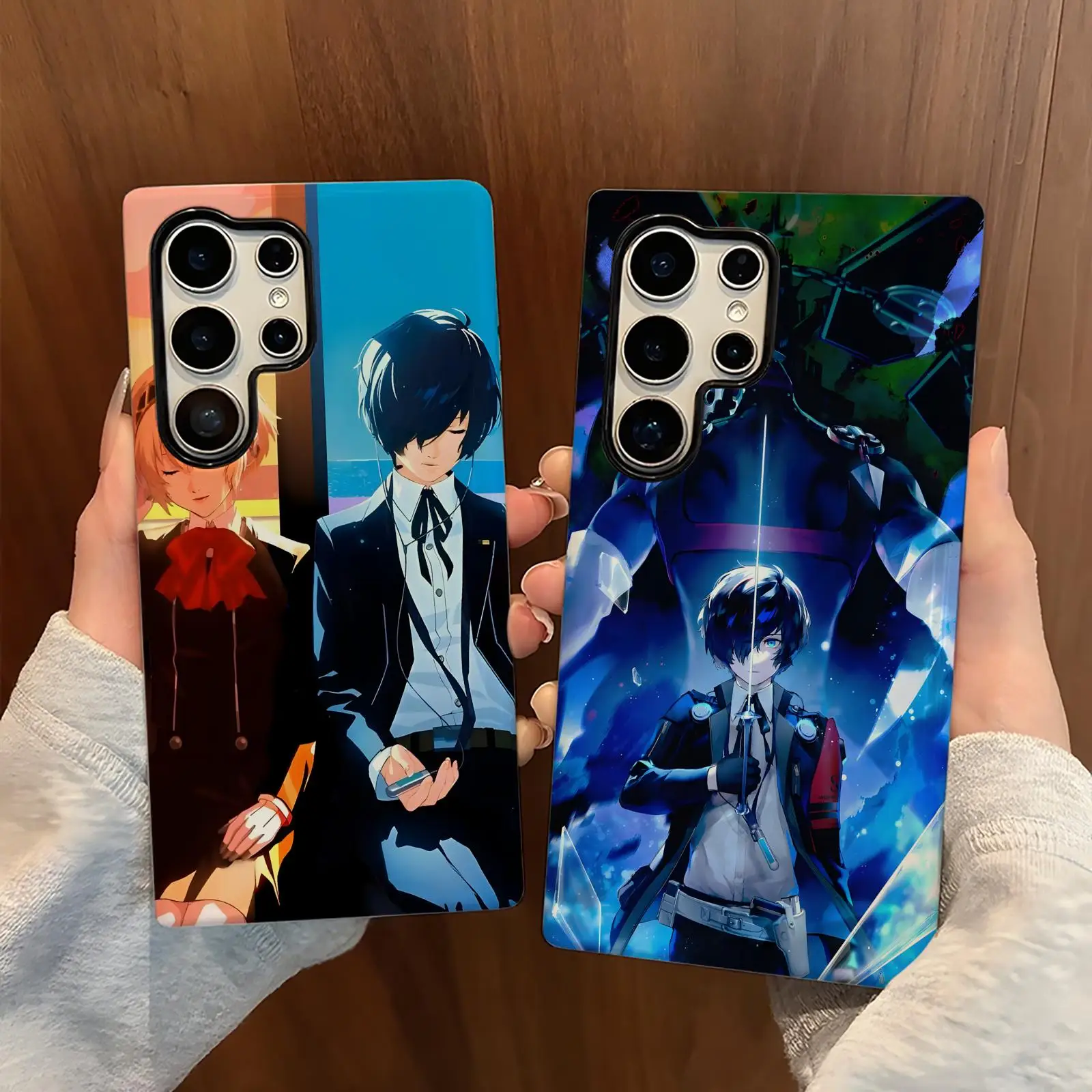 Phone Case For Samsung Galaxy S26 25 S24 S23 S22 S21 Ultra Glossy Film Phone Case HOT Game persona e 3