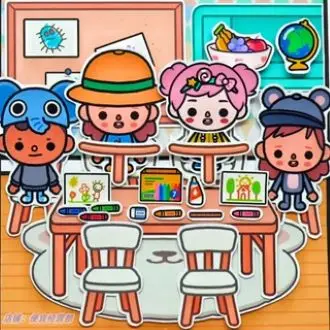 Tema dell'asilo simpatico cartone animato libro tranquillo ragazza Dress-up libro giocattolo genitore-figlio fatto a mano materiale fai da te pacchetto gioco Beanie Book