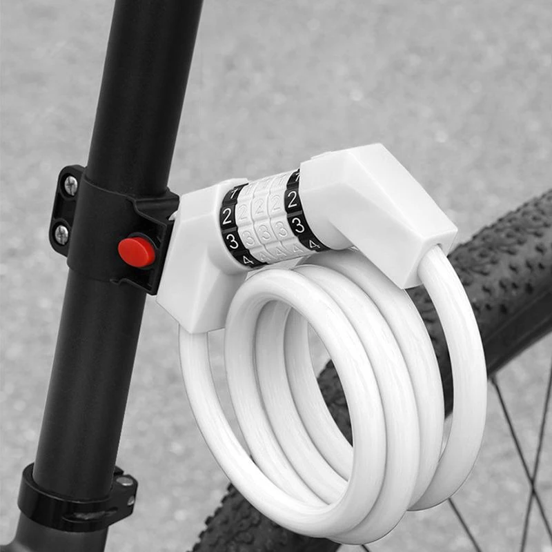 

Anti theft bicycle lock 5-speed keyless padlock Zinc alloy lock core Essential accessories for electric bicycles be current