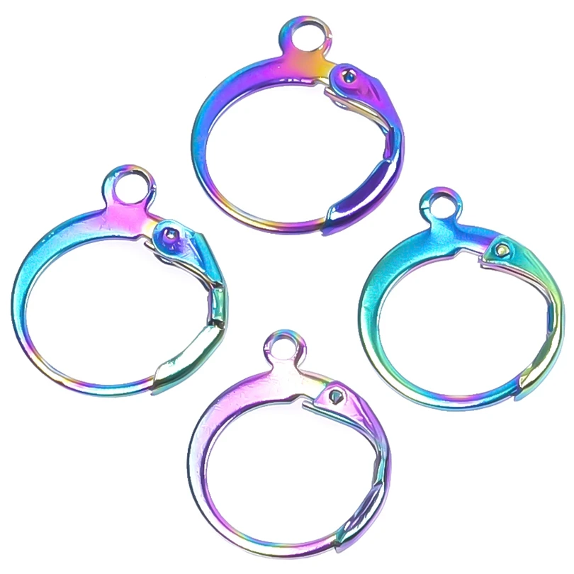 20pcs New Ear Hook Findings Earrings Clasps Hoop Earrings For DIY Jewelry Stainless Steel Earrings Making Supplies Accessories