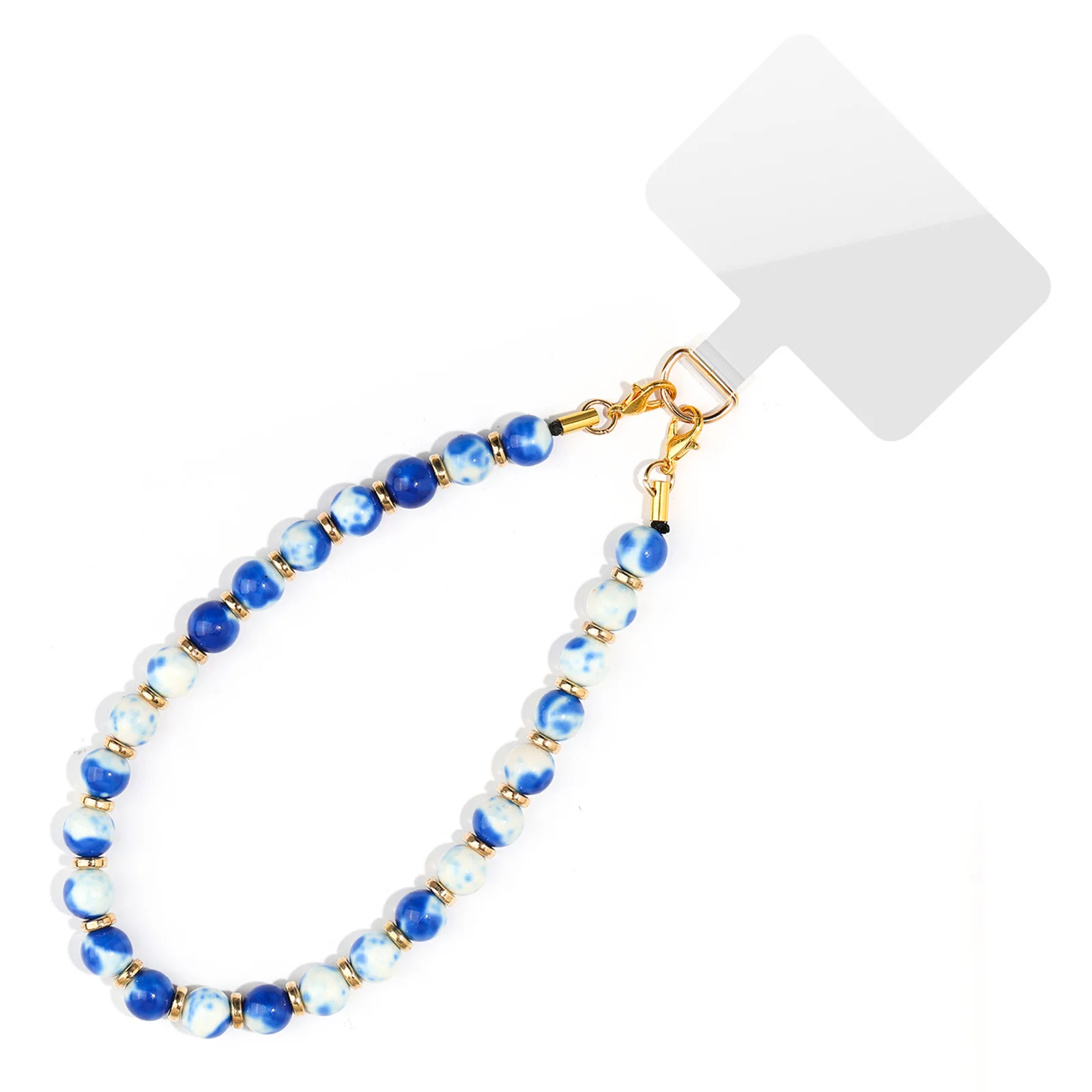 Chaîne suspendue pour téléphone portable, chaîne de téléphone portable en pierre semi-précieuse naturelle, cadeau de vacances, chaîne de téléphone portable en agate de rêve.