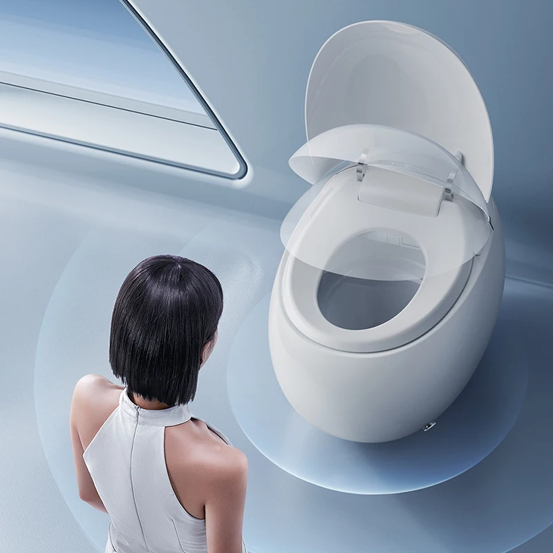 Modern Smart Toilet Bowl Full Automatic Multifunctional Toilet Bowl Elf Egg Shape Sanita Inteligente Bathroom Accessories