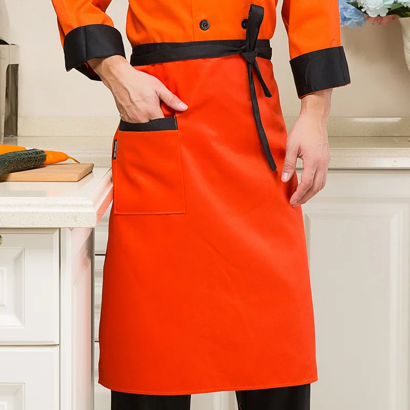 Pwq029 Nieuwe All-Match Schort Chef Uniform Ober Schort