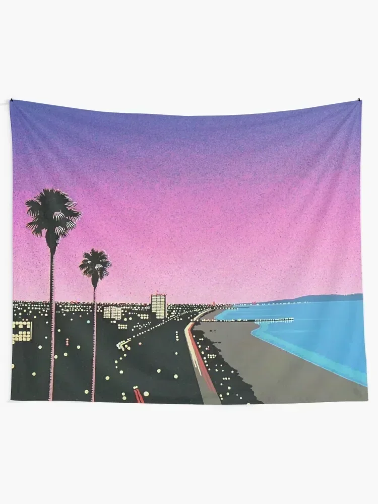 Hiroshi Nagai Vaporwave Bendro Tapestry Mushroom Room Decorator Tapestry