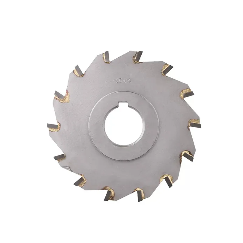 Tungsten steel inserted blade side and face milling cutters 125mm 150x4mm / 5 / 6 / 8/10/12/14/16 YG8 carbide circular saw blade