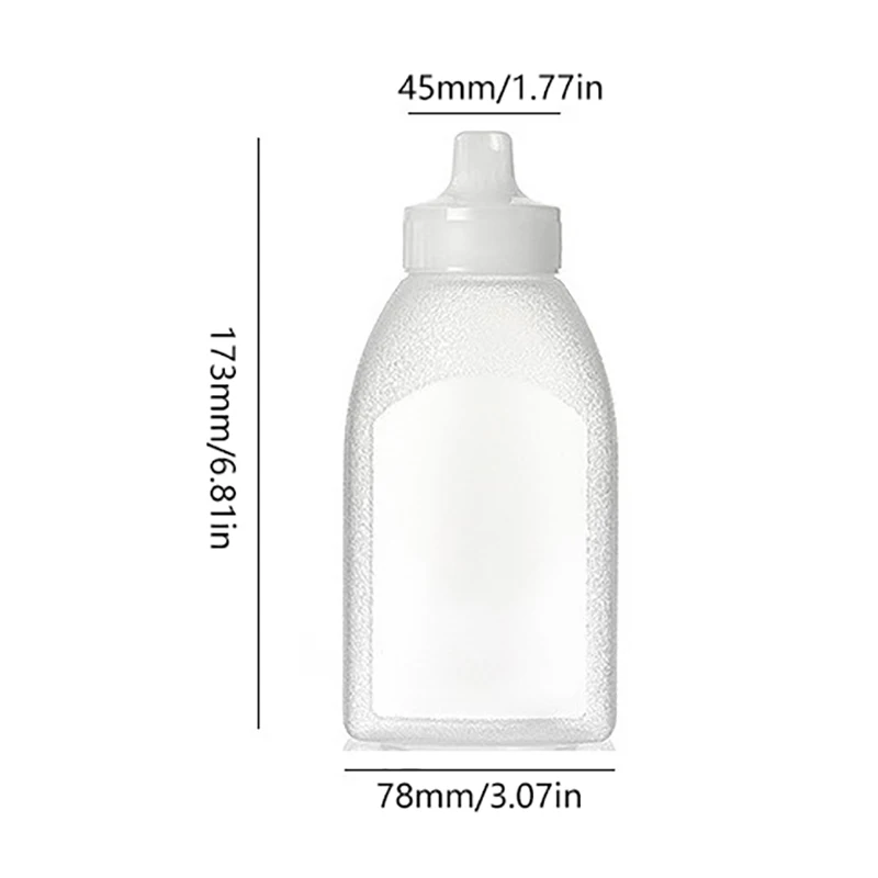 550g Transparenter, tropffreier Honigspender, Honig-Quetschflasche, Essig, Öl, Sirup, Flasche, Topfspender, Küchenwerkzeug