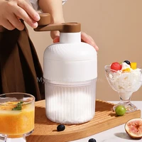 Shaved Ice Machine Mini Ice Crusher Hand Operated Shaved Ice Milkshake Maker Household Portable Small Hail Machine Kitchen Tool 3