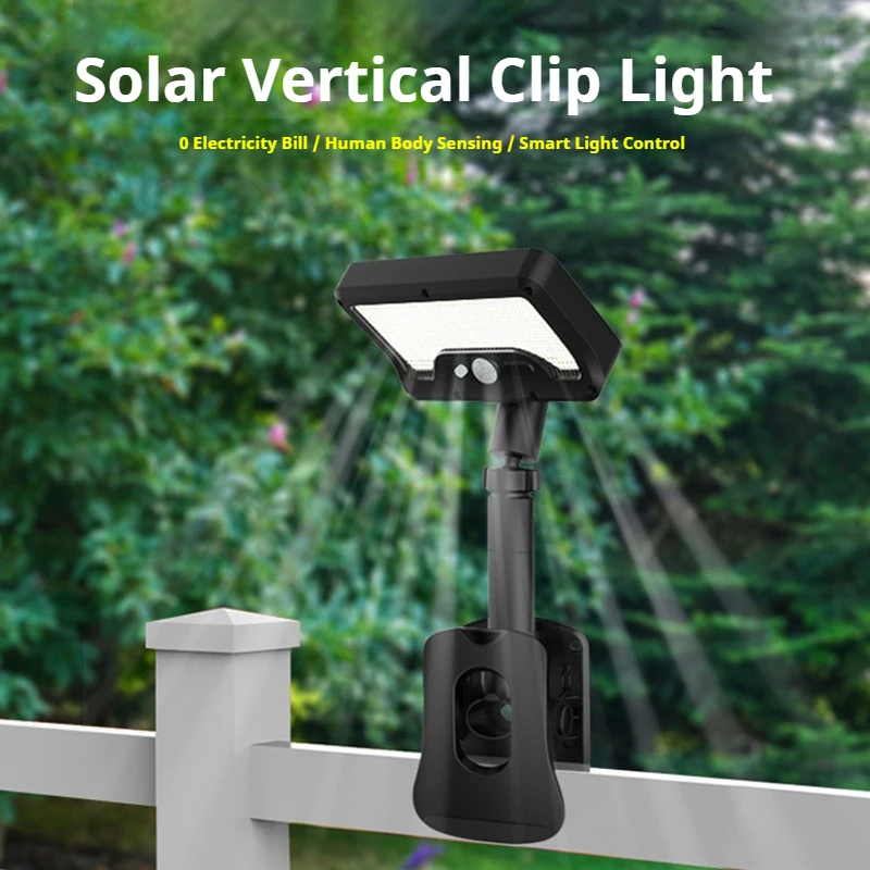 

Новый солнечный светильник двойного назначения с креплением-клипсой для сада, виллы, забора, ландшафтного освещения парков и газонов