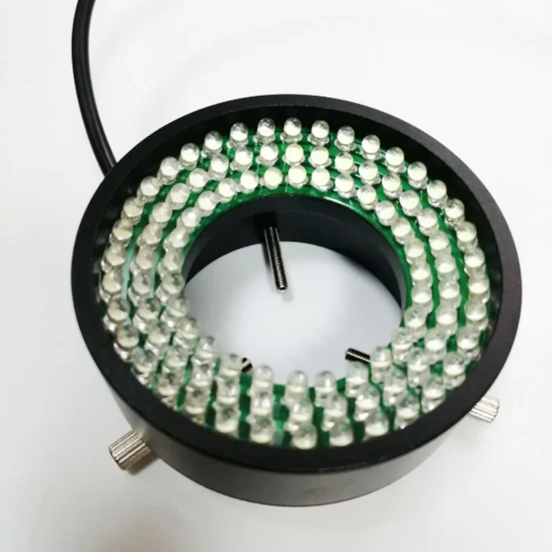 

96 LED Ring Light 35-50mm Diamter UV Purple Blue Green Yellow Red IR 850nm 940nm Lamp Source 90V-260V for Video Microscope