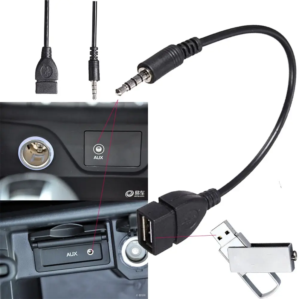 Car Audio AUX Converter Adapter Cable for Volkswagen VW Golf 7 Alltrack MK7 Passat B8 Variant Tiguan Jetta MK6