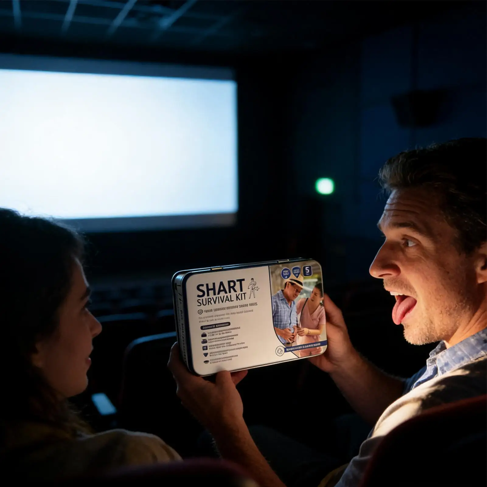 재미있는 장난용 배변 모형 생존 키트, 남편, 남성, 가족, 친구, 십대, 성인, 생일, 크리스마스 선물용