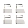 silvery 4Pcs
