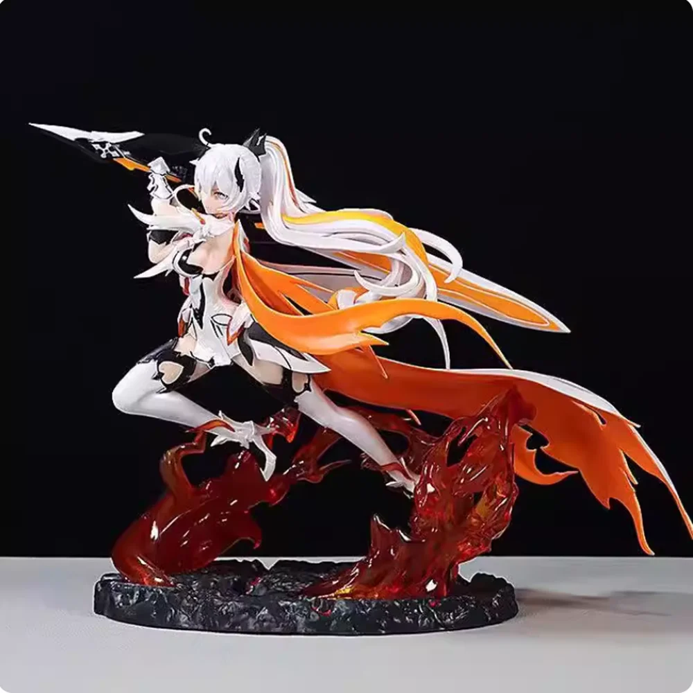 

Honkai Impact 3rd Kiana Kaslana Herrscher of Flamescion Anime Figure GK Statue Desktop Model for Car Dashboard Decor Birthday